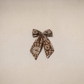 Brown - handmade women’s bow hair clip 79 - handcrafted