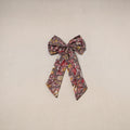 Brown - handmade women’s bow hair clip 96 - handcrafted