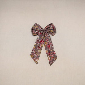 Brown - handmade women’s bow hair clip 96 - handcrafted