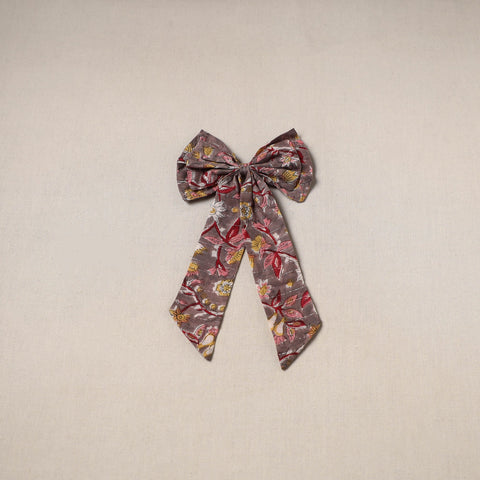 Brown - handmade women’s bow hair clip 96 - handcrafted