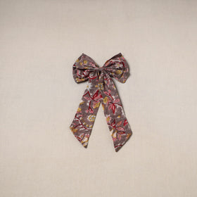 Brown - handmade women’s bow hair clip 96 - handcrafted