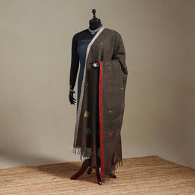 Peach - handspun handloom buti natural dyed cotton