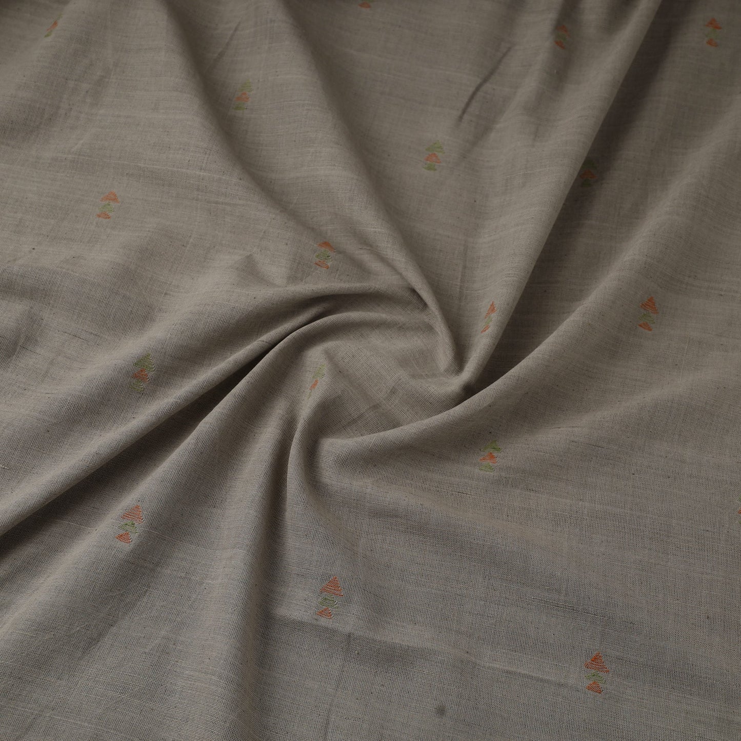 Handspun handloom natural dyed cotton buti srikakulam