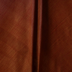 Brown - handspun handloom natural dyed cotton kora plain
