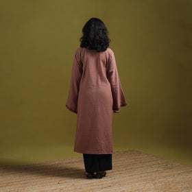 Handwoven aari hand embroidered kashmiri merino wool pheran