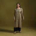 Handwoven aari hand embroidered kashmiri pure wool pheran