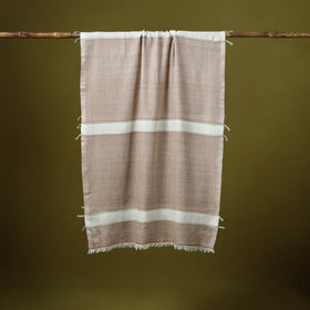 Himalayan handspun handwoven pure pashmina wool stole 08