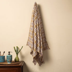  Honeycomb Handloom Cotton Bath Towel From Dehradun 
