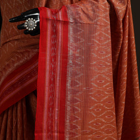 Ikat handloom cotton sambalpuri saree 21 - handcrafted
