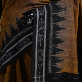 Ikat handloom pure cotton sambalpuri saree 04 - handcrafted