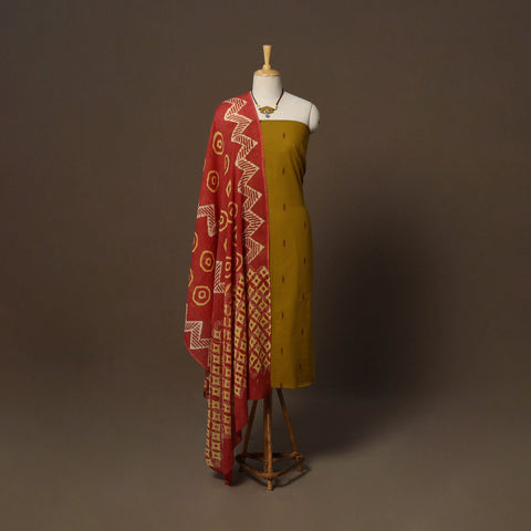 Jacquard cotton 2pc unstitched dress material