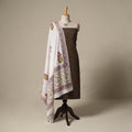 Jacquard cotton 2pc unstitched dress material
