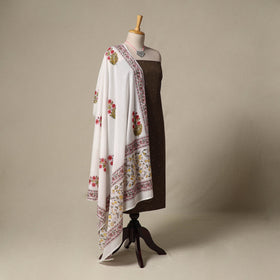 Jacquard cotton 2pc unstitched dress material