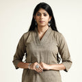 Buy Jacquard Cotton Long Kurta Online l iTokri.com