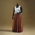 Jacquard patchwork 24 kali cotton long skirt 08