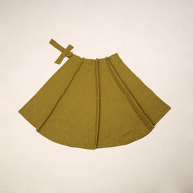 Jacquard weave cotton wrap around skirt 23 - handcrafted