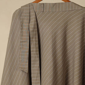 Brown - jacquard weave cotton wrap around skirt 43