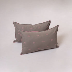 Jacquard weave pillow cover (set of 2) 09 - handcrafted