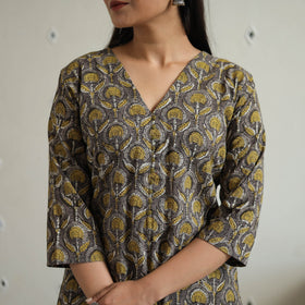  Jahota Block Print Cotton Straight Kurta for Women