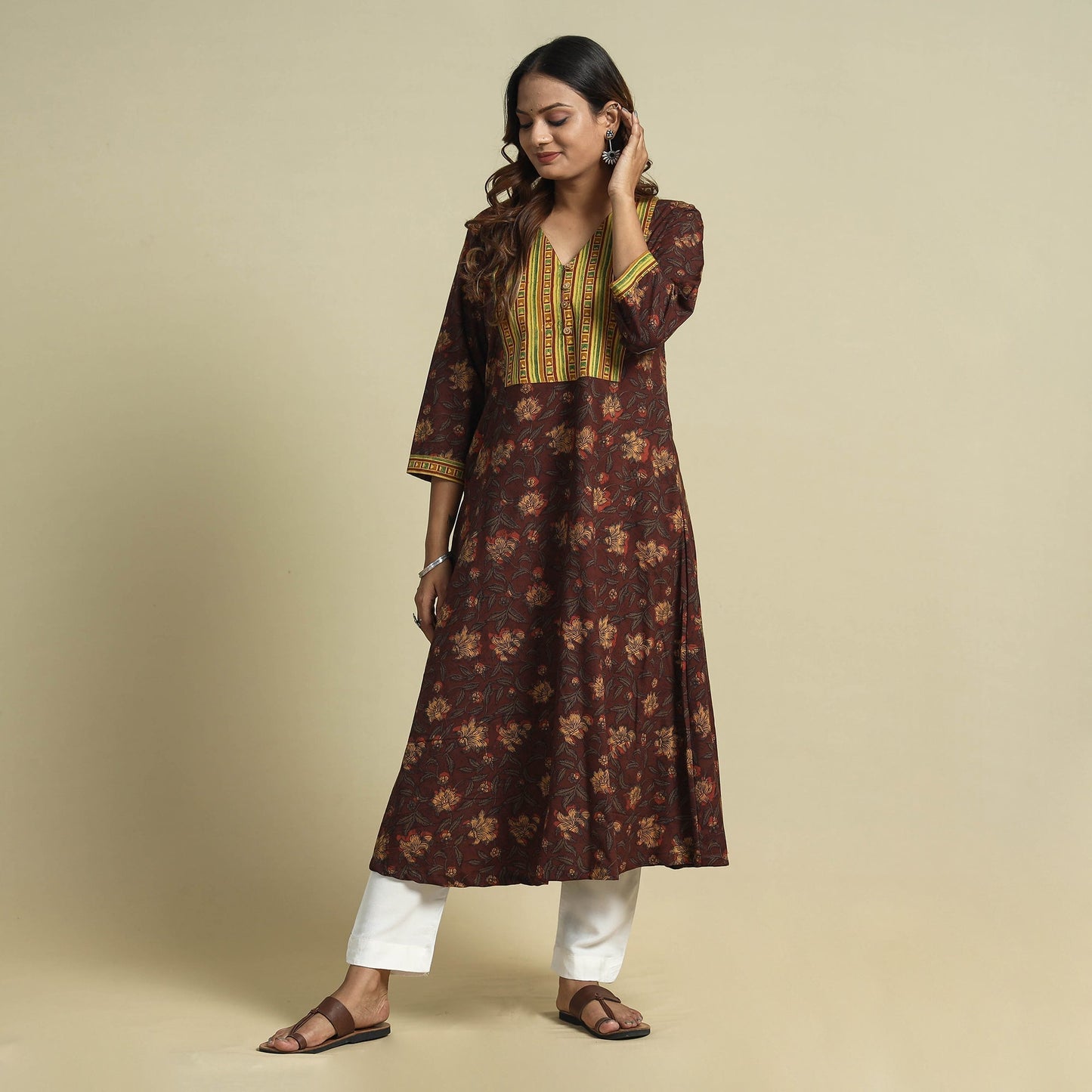 ajrakh cotton kurta 