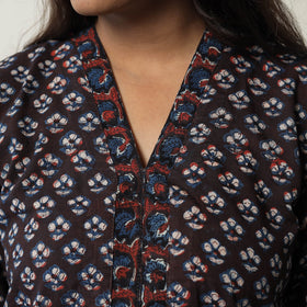  Jahota Block Printed Cotton Straight Kurta 10 