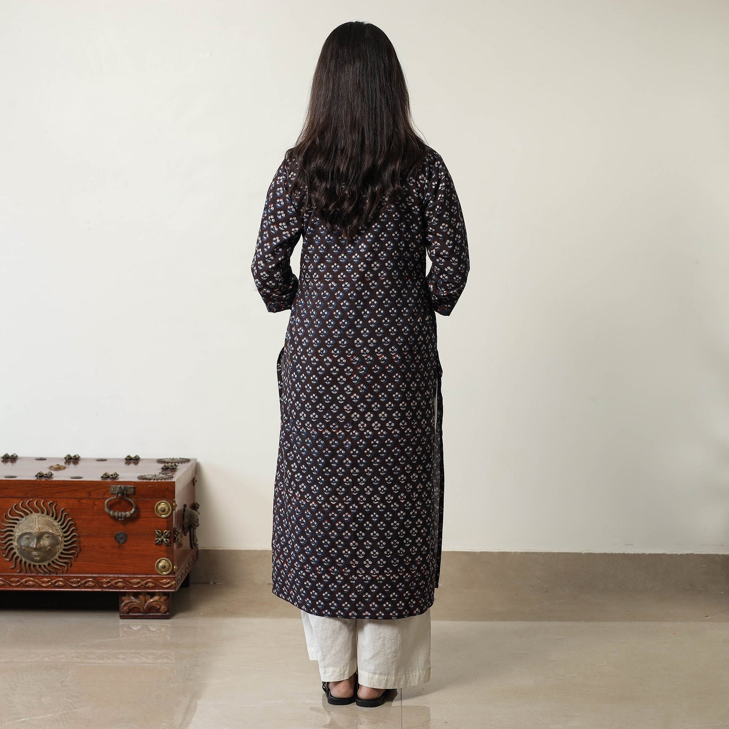  Jahota Block Printed Cotton Straight Kurta 10 