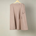 Buy Brown Jhiri Handloom Cotton Wrap Around Plain Skirt