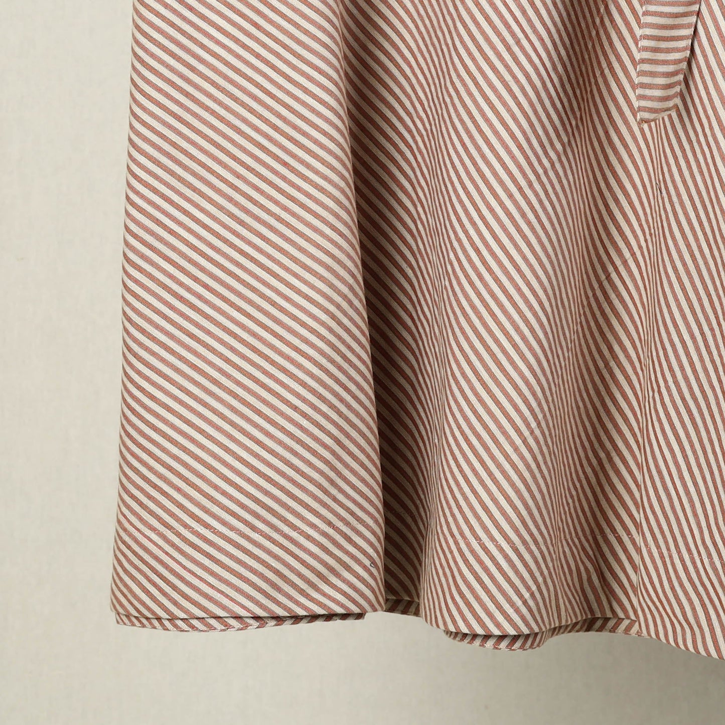 Buy Brown Jhiri Handloom Cotton Wrap Around Plain Skirt