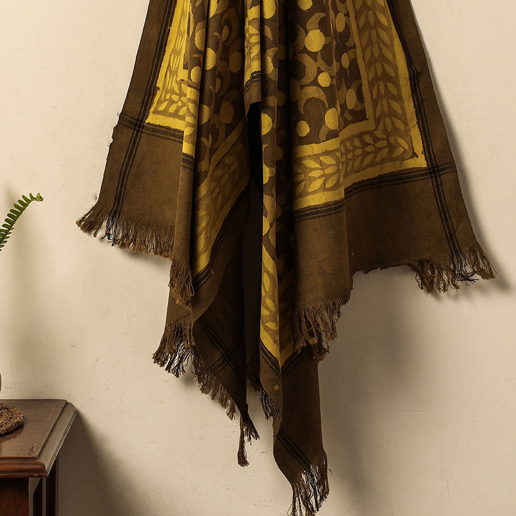 Block Printed Cotton Towel
