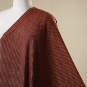 Brown - jhiri pure handloom cotton fabric 03 - handcrafted