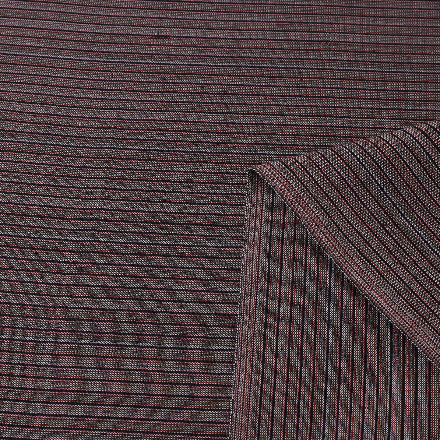  Brown Jhiri Pure Handloom Cotton Fabric