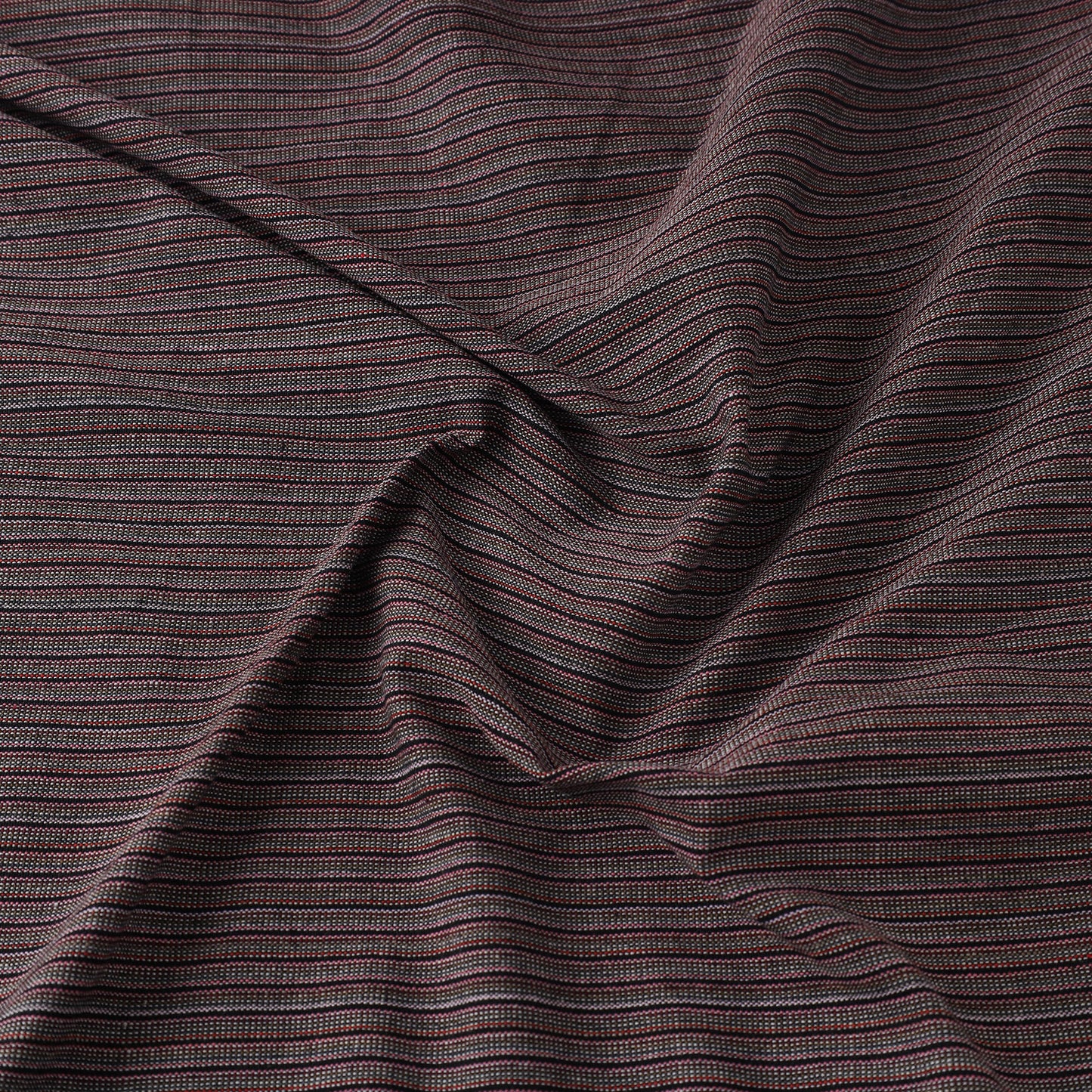  Brown Jhiri Pure Handloom Cotton Fabric