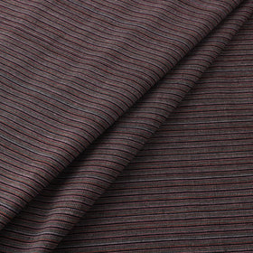  Brown Jhiri Pure Handloom Cotton Fabric