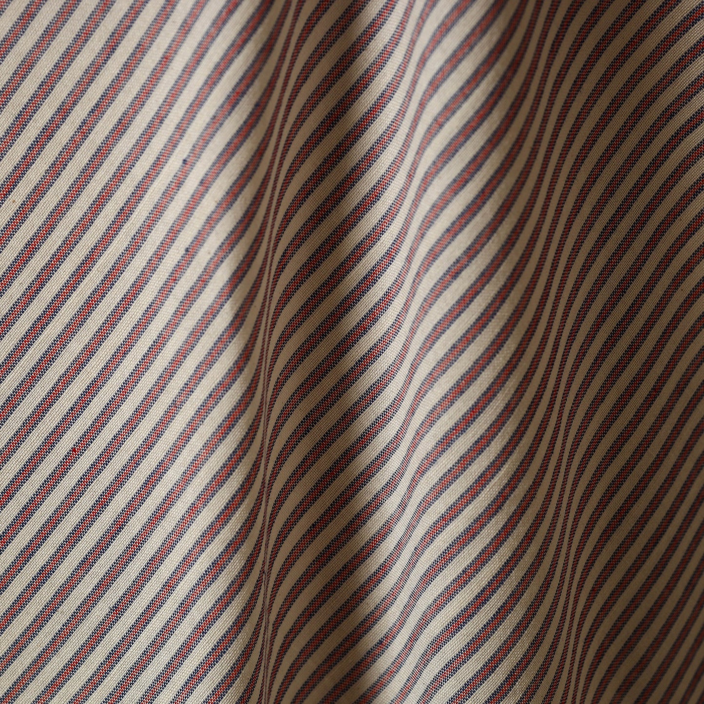 Brown - jhiri pure handloom cotton fabric 11 - handcrafted