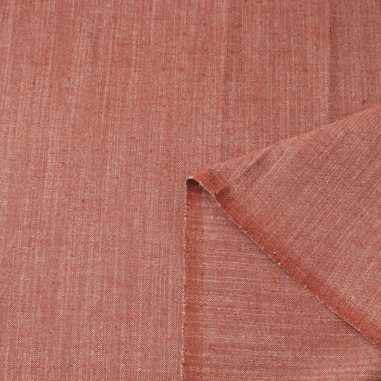  Brown Jhiri Pure Handloom Cotton Fabric