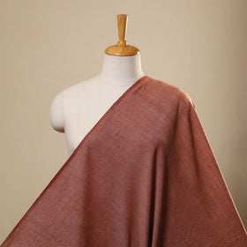  Brown Jhiri Pure Handloom Cotton Fabric