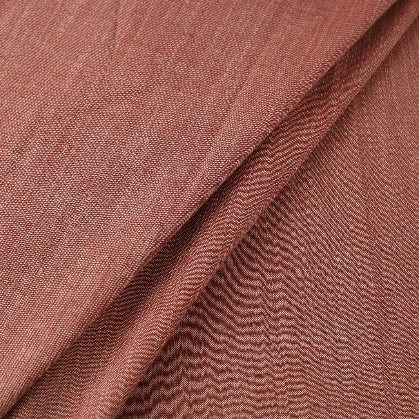  Brown Jhiri Pure Handloom Cotton Fabric
