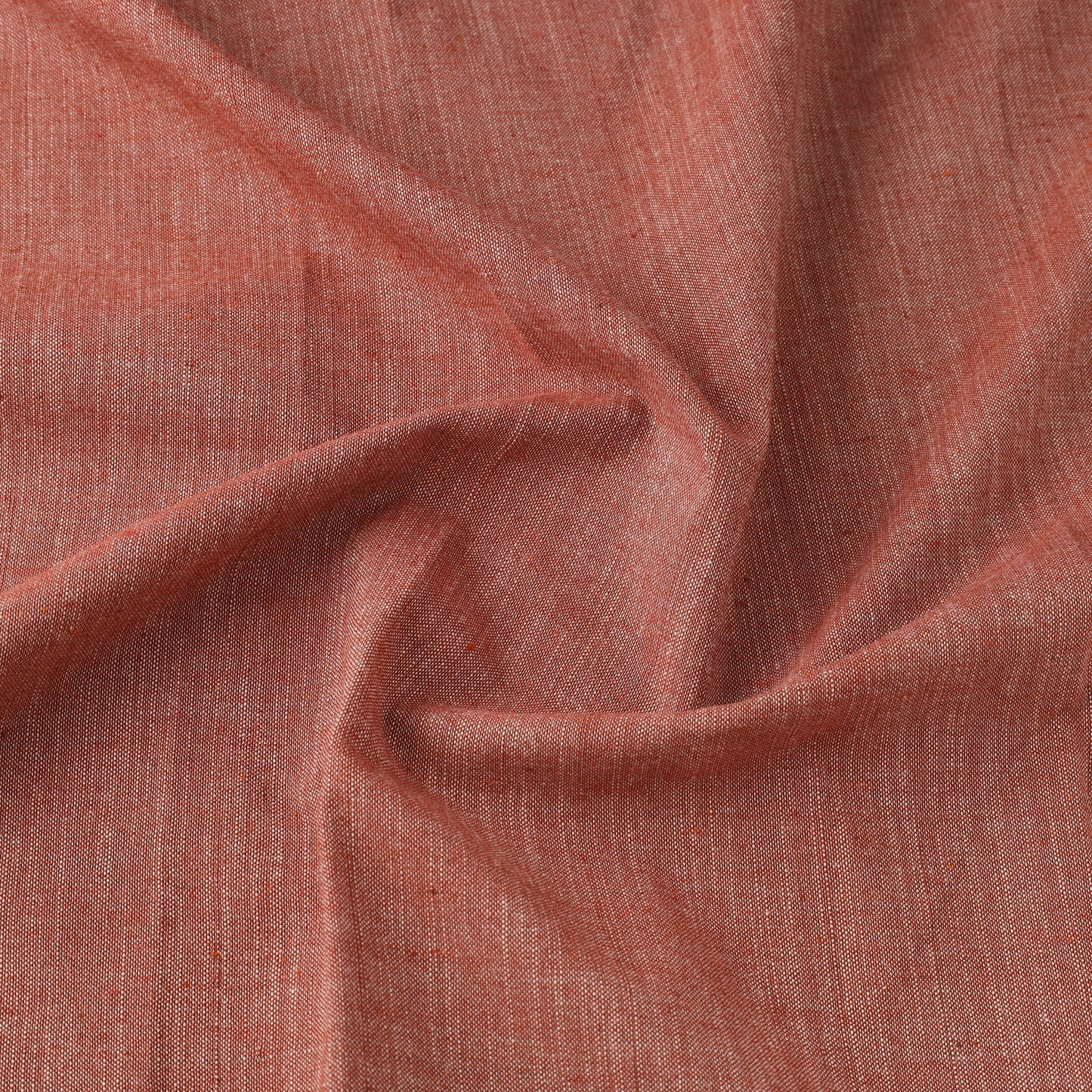  Brown Jhiri Pure Handloom Cotton Fabric