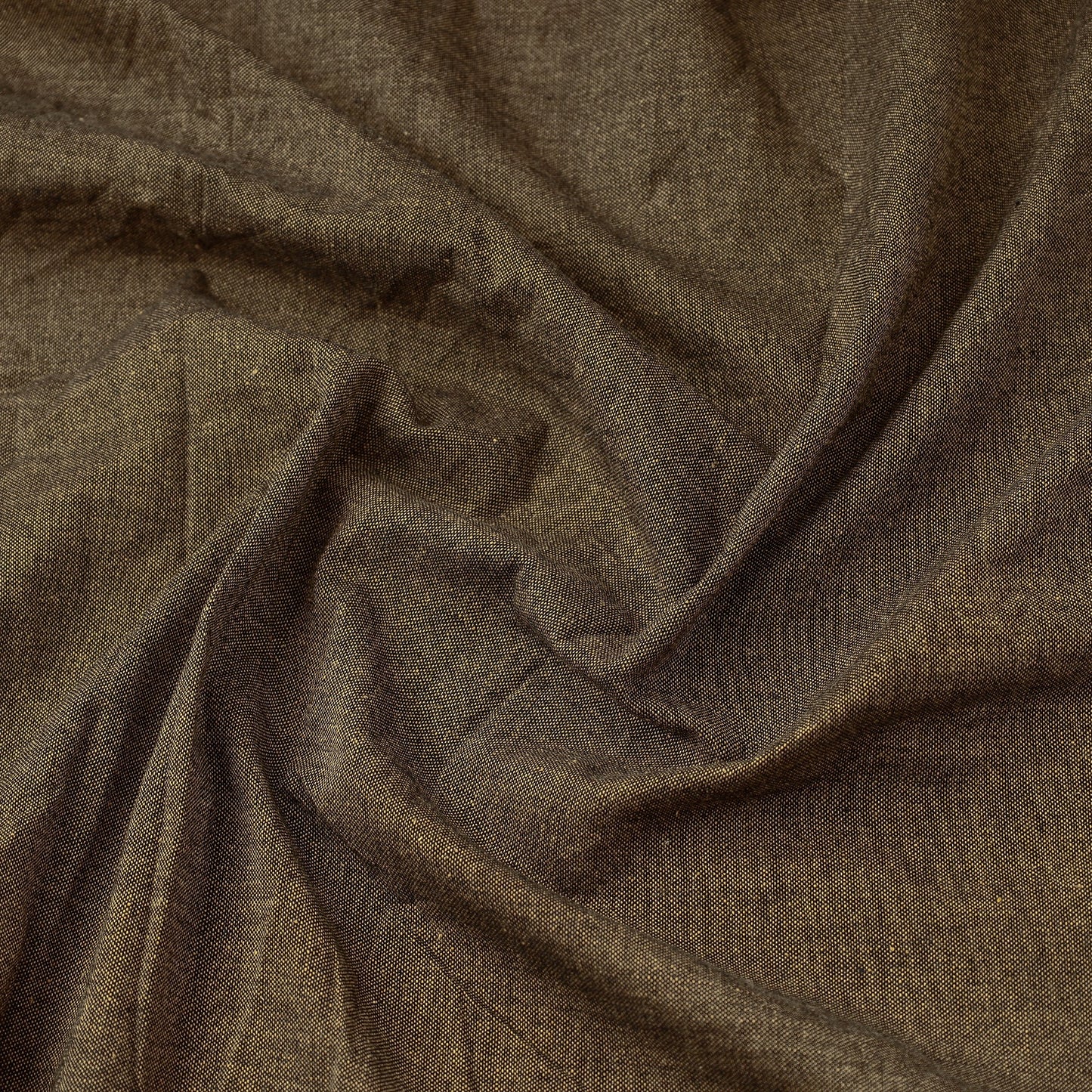 Brown - Jhiri Pure Handloom Cotton Fabric