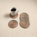 Jute handcrafted round coaster (set of 6) 03