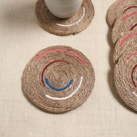 Jute handcrafted round coaster (set of 6) 13