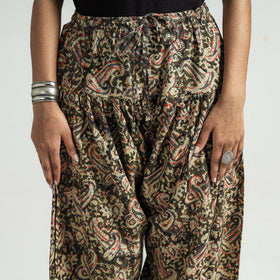 Buy Kalamkari Block Printed Cotton Elasticated Salwar Online at iTokri.com