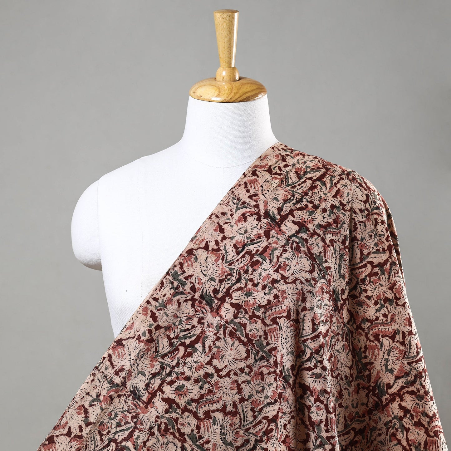  Kalamkari Block Printed Cotton Fabric 