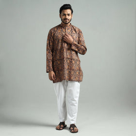 kalamkari men kurta 
