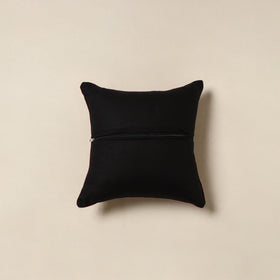 Brown - kalamkari cotton cushion cover 03 - handcrafted