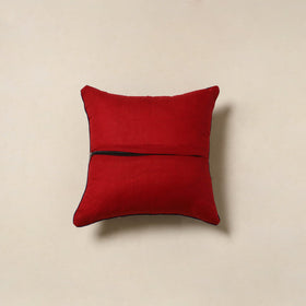 Brown - kalamkari cotton cushion cover 04 - handcrafted