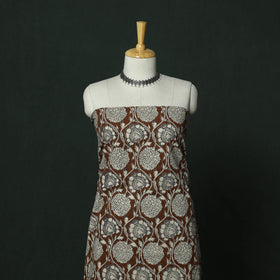 Kalamkari printed cotton 2pc unstitched dress material 06