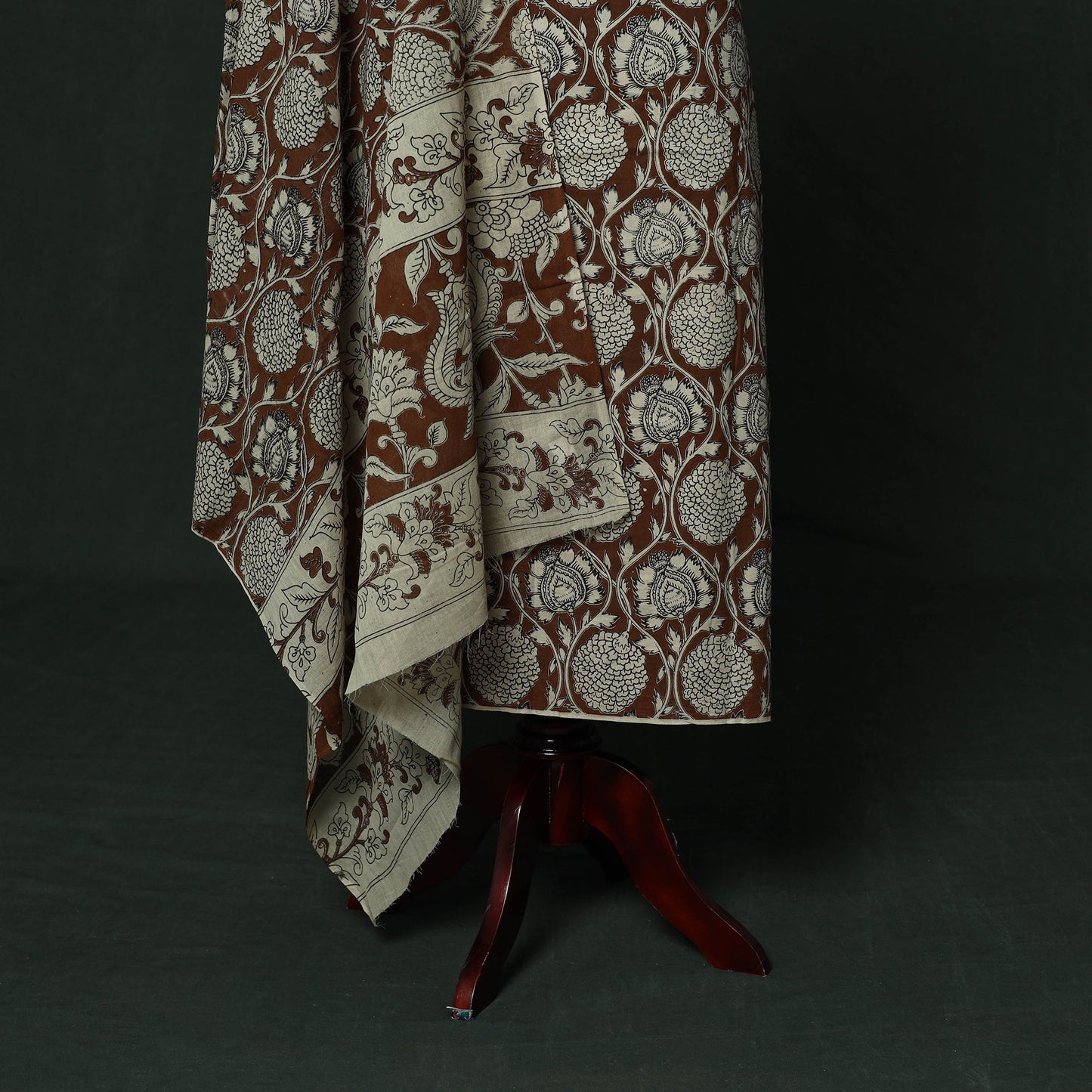 Kalamkari printed cotton 2pc unstitched dress material 06