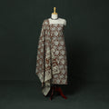 Kalamkari printed cotton 2pc unstitched dress material 06