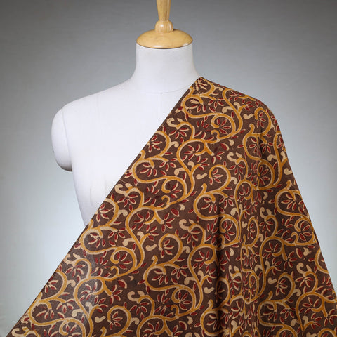 Buy Kalamkari Block Printed Cotton Fabric Online at iTokri.com